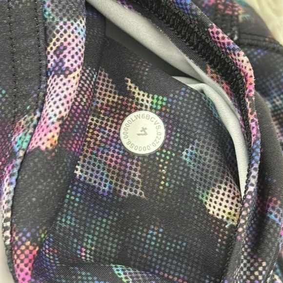 Lululemon Fast and Free Crop II 19" *Non-Reflective Activate Floral Multi - Picture 5 of 6